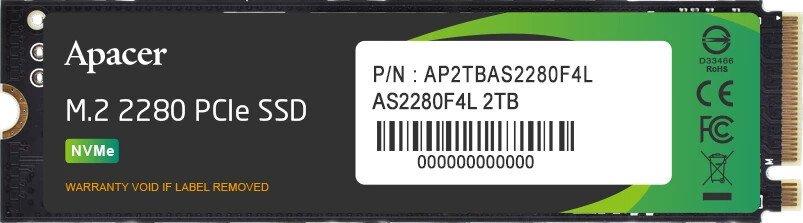 SSD Apacer AS2280F4L 2TB AP2TBAS2280F4L-1