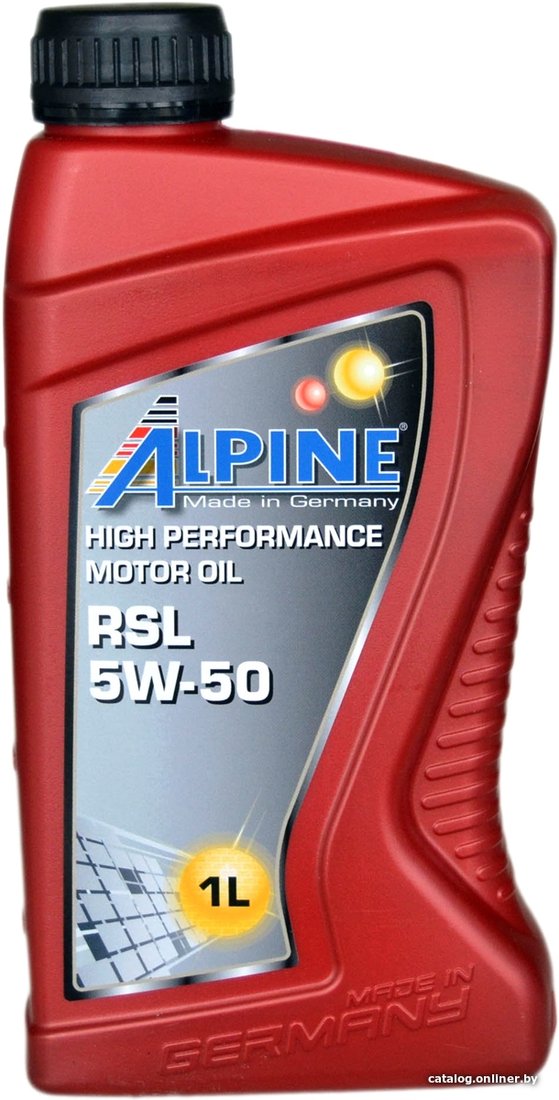 Моторное масло Alpine RSL 5W-50 1л