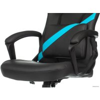 Игровое (геймерское) кресло Zombie Driver (черный/голубой)