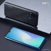 Телефон Infinix Hot 11 Helio G37 4GB/128GB (черный)