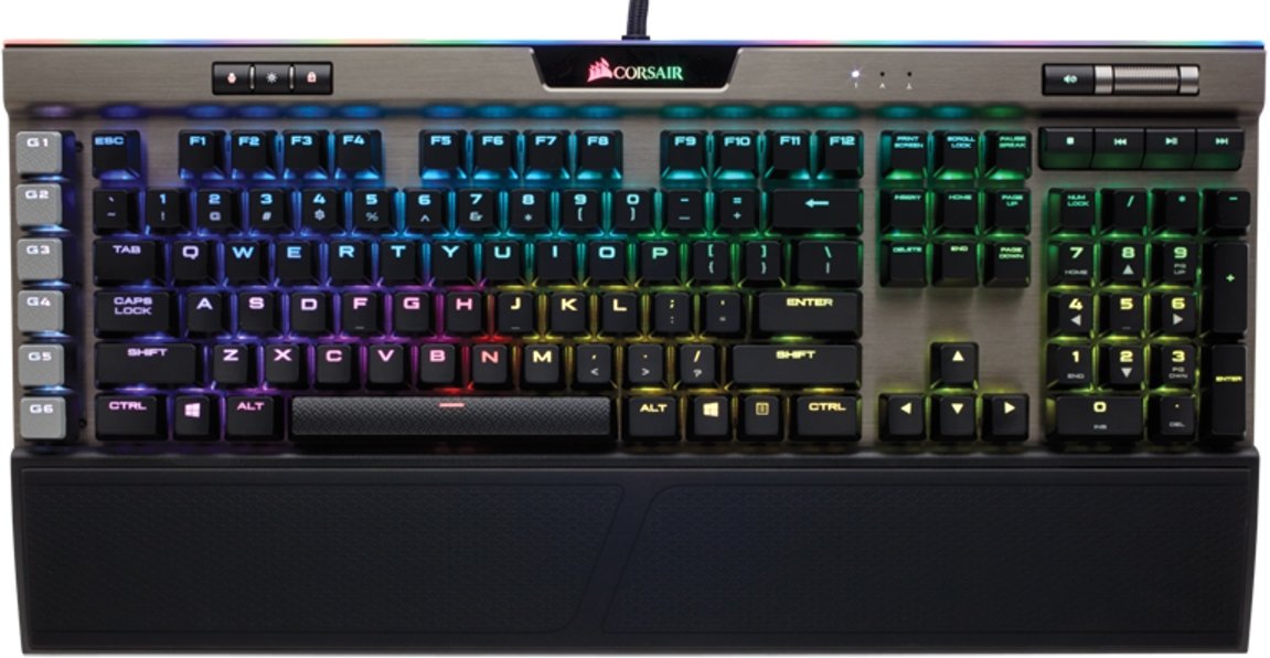 

Клавиатура Corsair K95 RGB Platinum (Cherry MX Speed, нет кириллицы)