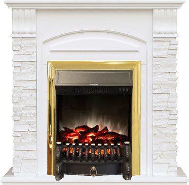 

Каминокомплект Smolcom Alioth New STD-ASP с Fobos-S Lux BR (бьянко белый)