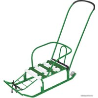 Санки Nika Тимка 5 Комфорт+ Т5К+/З (зеленый)