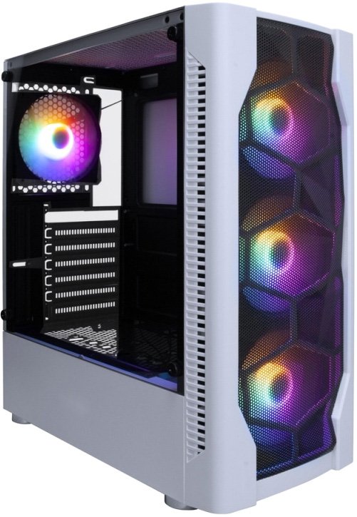 

Корпус 1stPlayer DK D4 FRGB (белый)