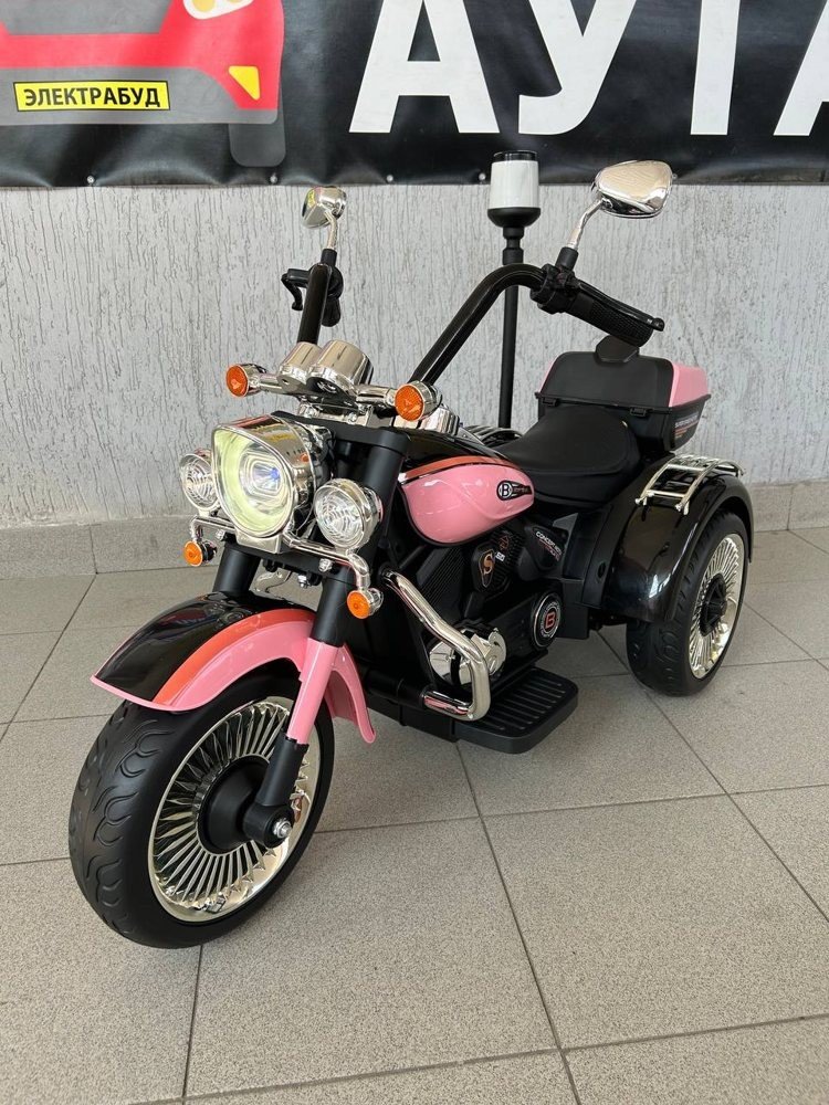 

Электромотоцикл Baby Driver Chopper K444 (розовый)