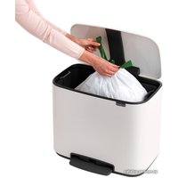 Мусорное ведро Brabantia Bo Pedal Bin 36 л (белый)