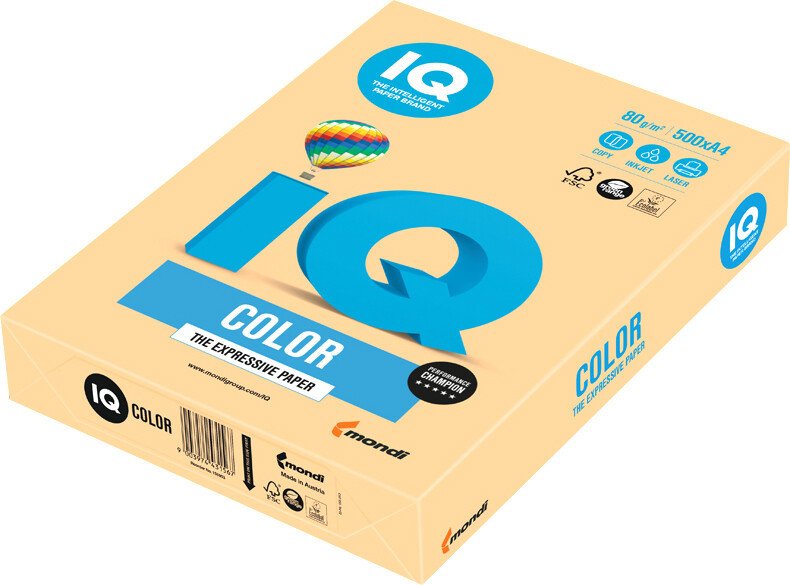 

Офисная бумага IQ Color Mix Pastel RB01 A4 (ассорти, 80 г/м2, 250 л)