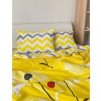 Постельное белье Swed House МТ 2сп (желтый рисунок)