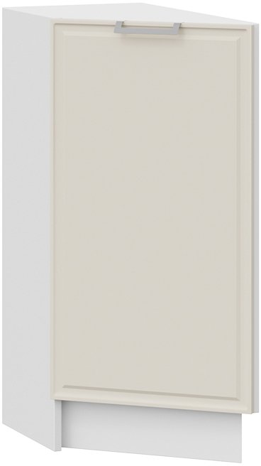 

Шкаф напольный Трия Белладжио 1Н3Т (белый/софт панакота)