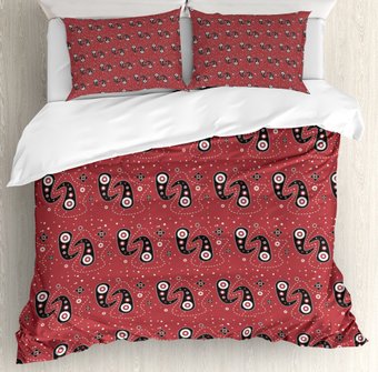 Евро комплект постельного белья Ambesonne Узор восточный bls_33477_euro