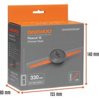 Головка триммерная Daewoo Power DABC 12F