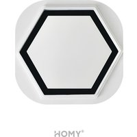 Вентиляционная решетка HOMY AIR гексагон AH100WRS 17x15 (белая)