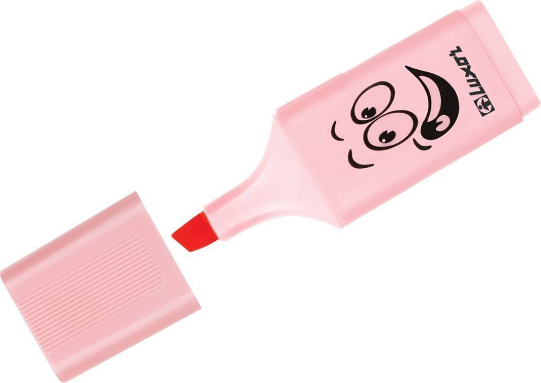 

Текстовыделитель Luxor Eyeliter Pastel 4034P (пастельный розовый)