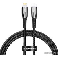 Кабель Baseus Glimmer Series Fast Charging Data Cable Type-C - Lightning 20W CADH000001 (1 м, черный)