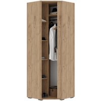 Угловое окончание Стендмебель Хелен ШК 04 угловой (серый графит 0162/дуб крафт золотой)