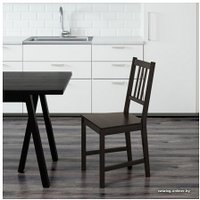 Стул Ikea Стефан 002.110.88 (коричнево-черный)