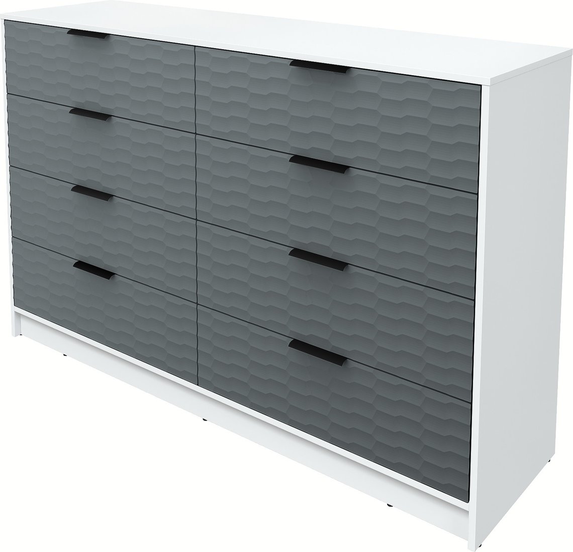 

Комод Интерлиния Концепт Зодиак КТ-К157 (белый платинум/серый)