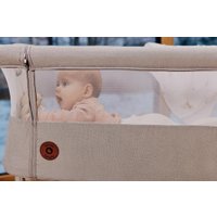 Приставная детская кроватка Lionelo Aurora (beige cappuccino)