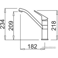 Смеситель Elleci Teseo Inox