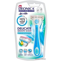 Бритвенный станок Deonica For Women со сменной кассетой (3 лезвия)