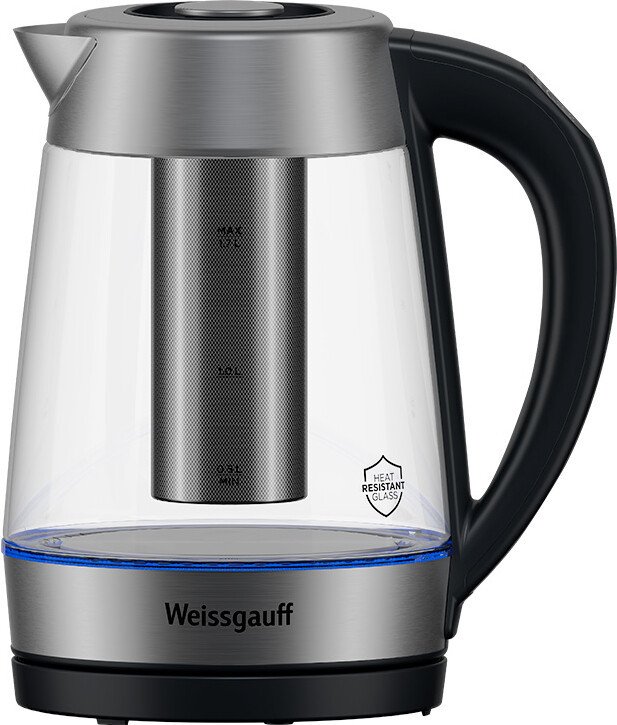 Электрический чайник Weissgauff WK 1711 EcoGlass Filter TempControl