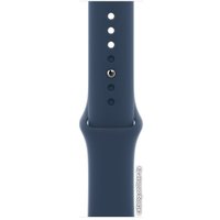 Умные часы Apple Watch SE 44 мм (алюминий серебристый/синий омут спортивный)