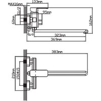 Смеситель Potato P2206BL
