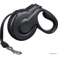 Поводок-рулетка Fida Styleash лента 5 м S 202576 (черный)