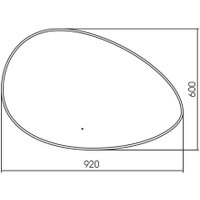 Зеркало Abber Kontur AG6301SC-0.92