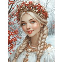 Алмазная мозаика  Феникс+ Русская краса 71442