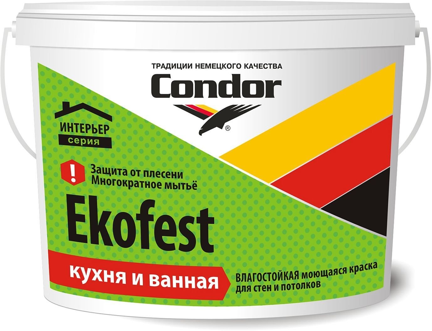 

Краска Condor Ekofest база A 1.5 кг (белый)