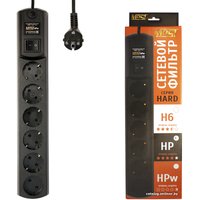 Сетевой фильтр Most HPW 2 м (черный)