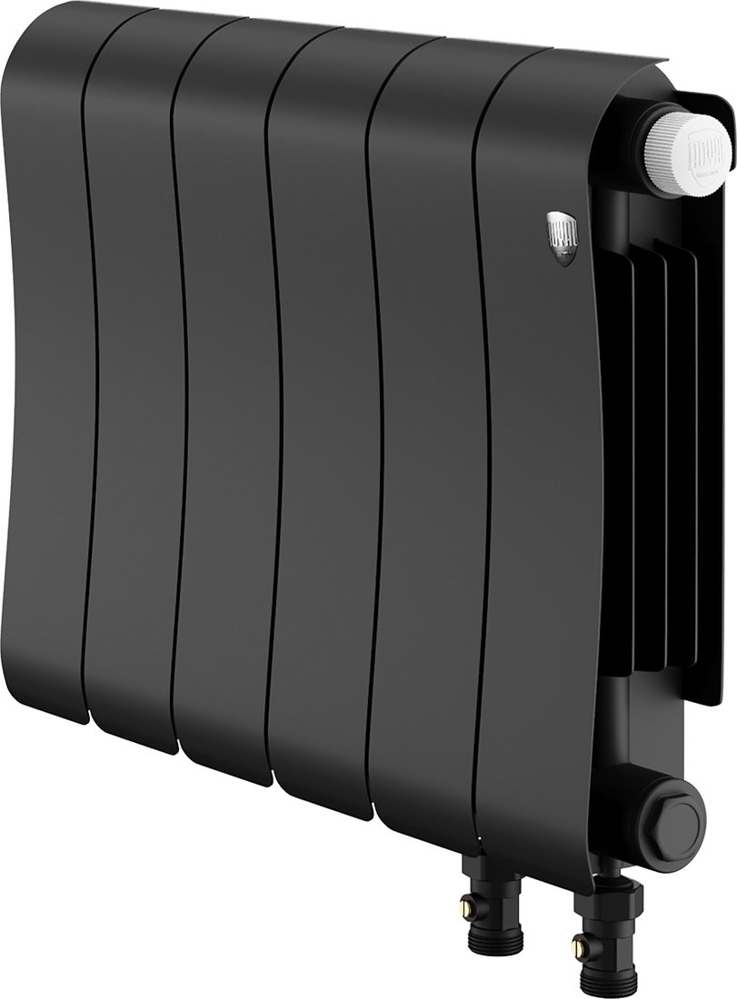 

Биметаллический радиатор Royal Thermo Infinity 300 Noir Sable VR80 - 6 секций