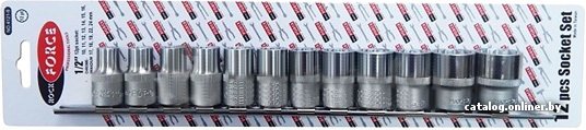 Набор трещотка с головками RockForce RF-4121-9 (12 предметов)