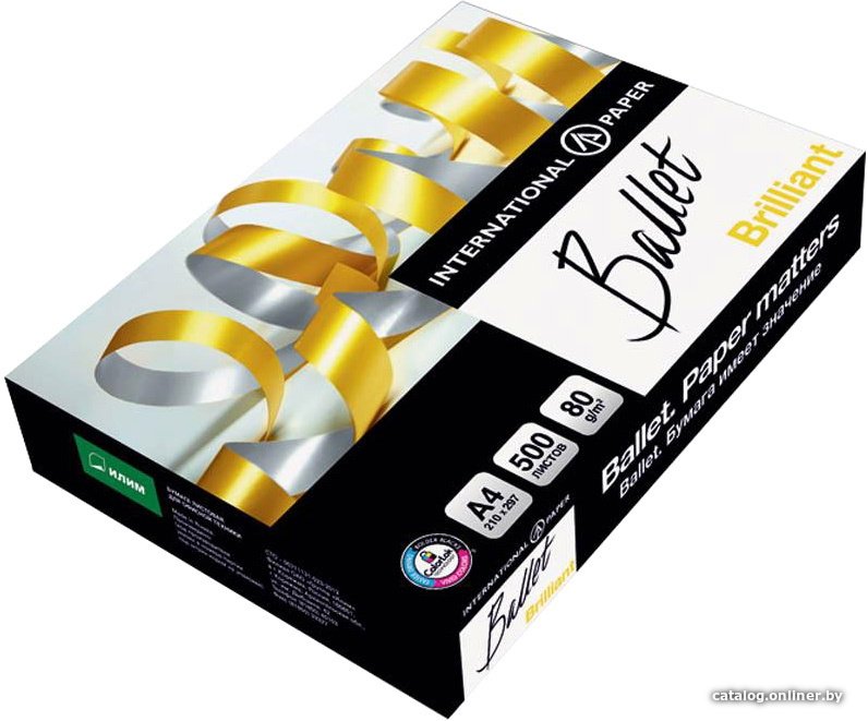Офисная бумага Ballet Brilliant A4 (80 г/м2, 500 л)
