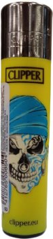 

Зажигалка Clipper CP11RH (желтый череп)