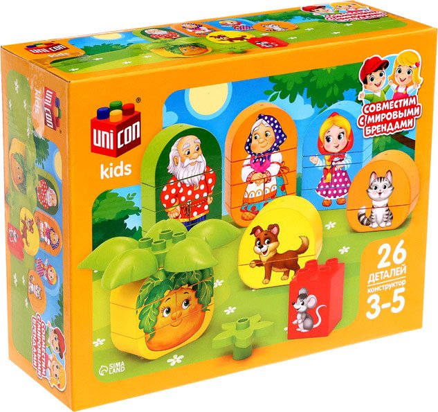

Конструктор Unicon Kids 9826970 Репка