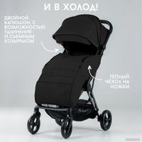 Коляска прогулочная «книга» Bubago Axi (черный)