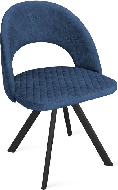 

Стул Трия Гэтсби К2 (черный муар/микровелюр Wellmart Blue)