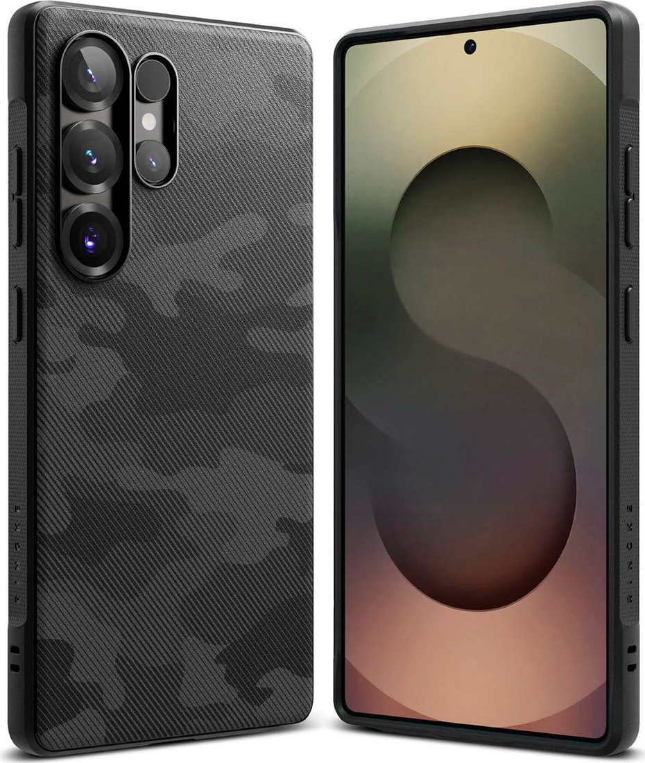 

Чехол для телефона Ringke Onyx для Galaxy S25 Ultra Camo Black