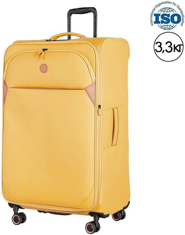 

Чемодан-спиннер Verage Cambridge-II 20077W-3 80 см (нежный желтый)