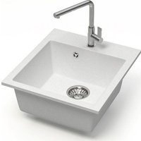 Кухонная мойка MARRBAXX Карельский камень модель 38/G31 (белый)
