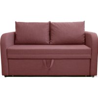 Диван Brioli Пино Т двухместный (рогожка, J10 сиреневый)