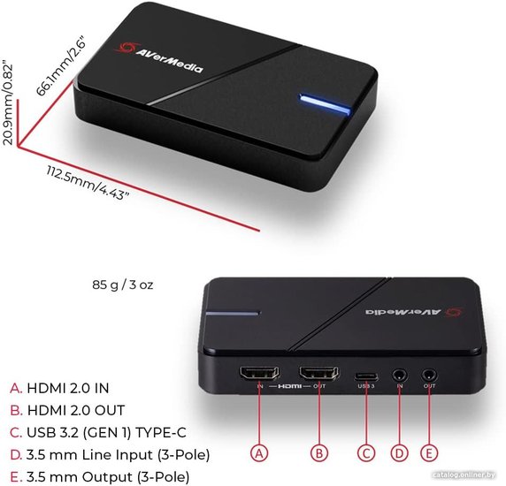 AverMedia Live Gamer Extreme 3 GC551G2 устройство видеозахвата