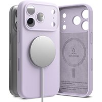 Чехол для телефона Ringke Silicone Magnetic для iPhone 17 Pro Max (Light Purple)