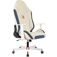 Игровое (геймерское) кресло A4Tech Bloody GC-830 (белый/синий)