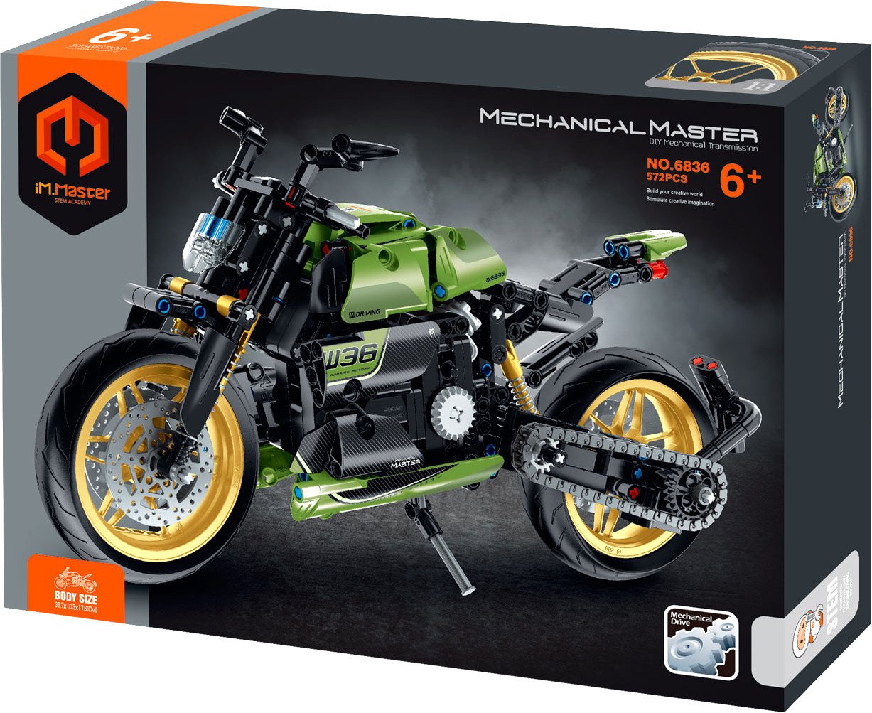 

Конструктор iM.Master Зеленый мотоцикл 6836_MK