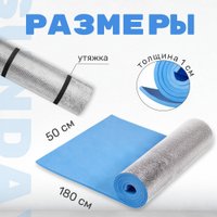 Спальный мешок Coyote Baring ZC-SB022 (синий с туристическим ковриком IR97509A голубой)