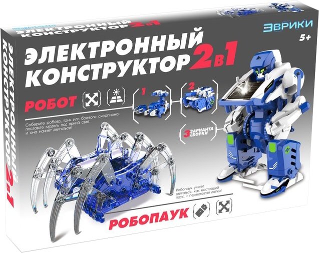 

Робот Эврики 4605606 Роботехника 2 в 1