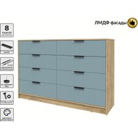 Комод Интерлиния Концепт Лайн КТ-К157 (дуб золотой/океан)